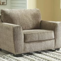 Benchcraft® Olin - Chocolate - 4 Pc. - Sofa, Loveseat, Chair And A Half, Ottoman