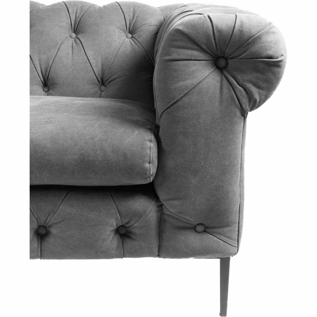 Moe's Home Collection Canal Sofa Grey 5 Moe's Home Collection Canal Sofa Grey