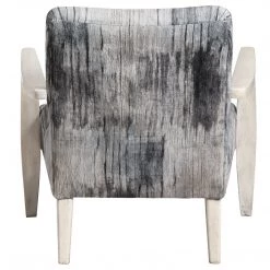 Chairs Uttermost Watercolor Gray Chenille Accent Chair 11 Chairs Uttermost Watercolor Gray Chenille Accent Chair