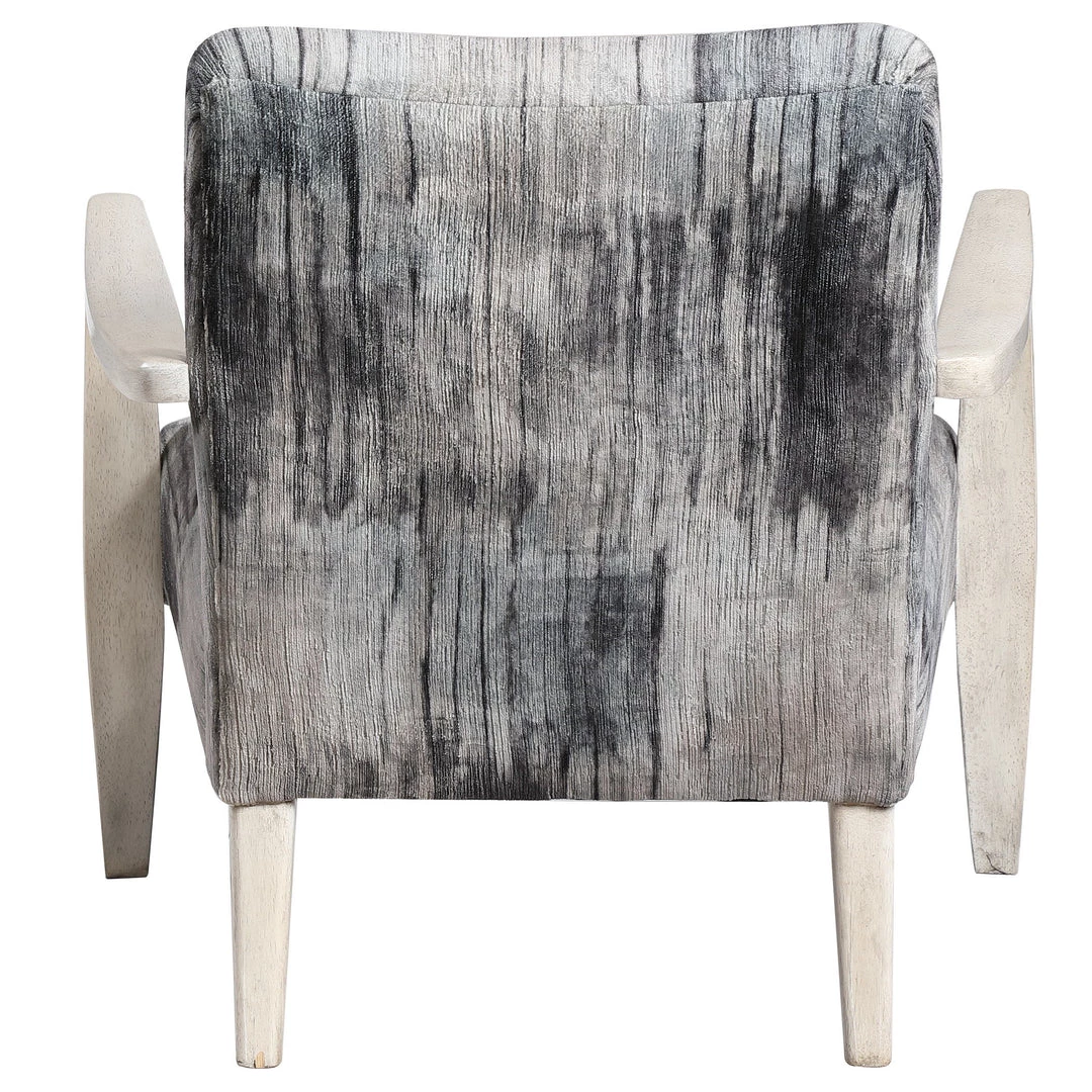 Chairs Uttermost Watercolor Gray Chenille Accent Chair 5 Chairs Uttermost Watercolor Gray Chenille Accent Chair