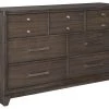 Ashley Furniture Brueban - Rich Ultimate Best In Class Dresser, Mirror