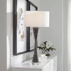 Accessories Uttermost Renegade Ribbed Iron Table Lamp