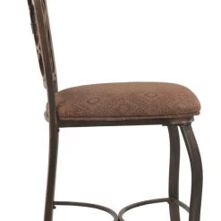 Ashley Furniture Glambrey - Dark Brown - Upholstered Barstool (4/cn) Stools