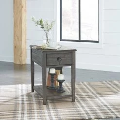 Ashley Furniture Tables Borlofield - Dark Gray - Rectangular End Table 11 Ashley Furniture Tables Borlofield - Dark Gray - Rectangular End Table