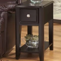 Ashley Furniture Breegin - Almost Black - Chair Side End Table Tables