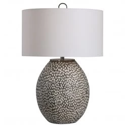 Uttermost Cyprien Gray White Table Lamp Accessories