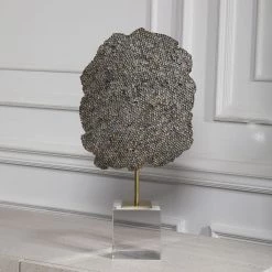 Table Decor Uttermost Beekeeper Antique Gold Sculpture