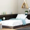 Signature Design By Ashley® Piperton - Black - Twin Bookcase Storage Bed Beds