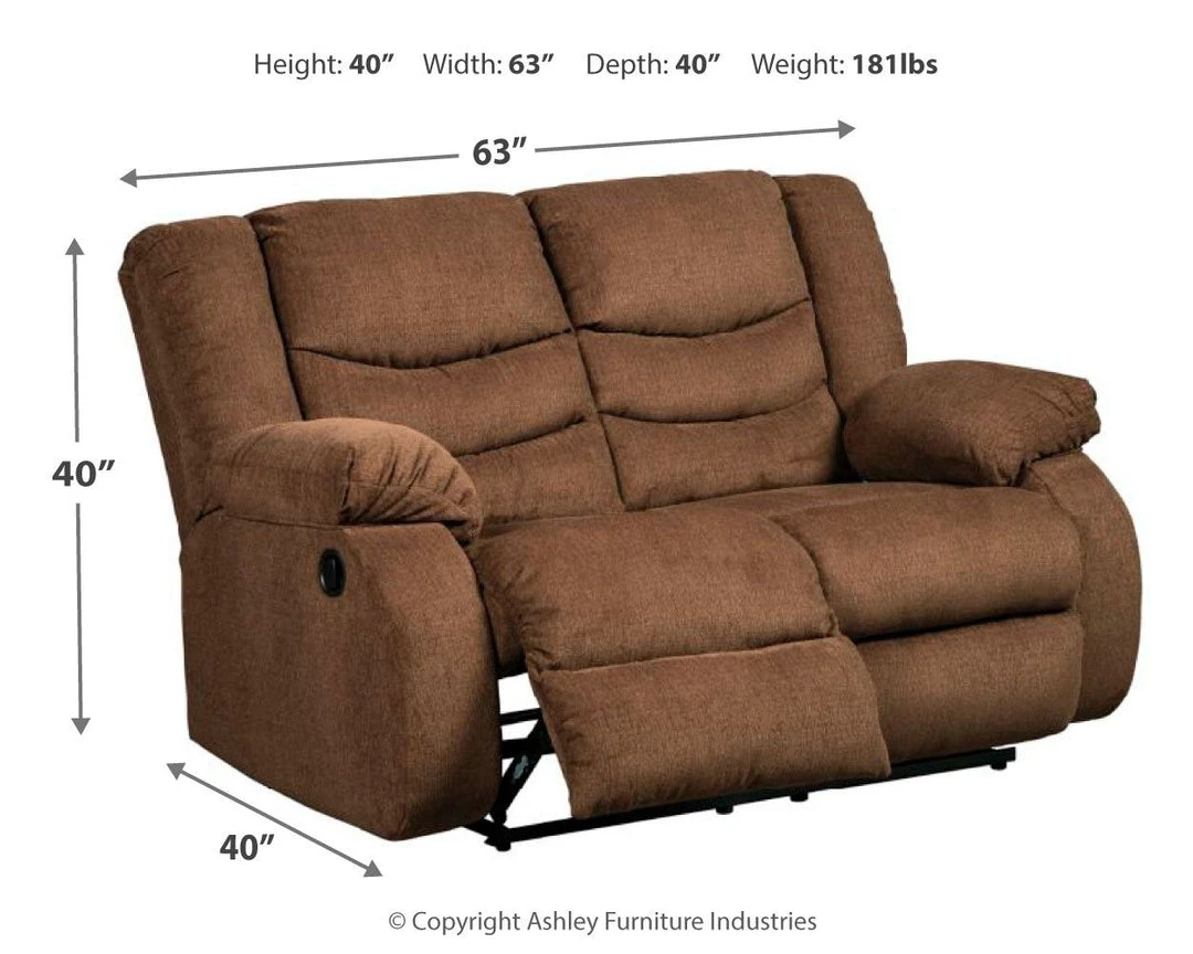 Ashley Furniture Reclining Furniture Tulen - Waterfall Back - Reclining Loveseats 11 Ashley Furniture Reclining Furniture Tulen - Waterfall Back - Reclining Loveseats