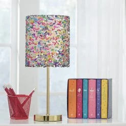 Ashley Furniture Maddy - Purple - Metal Table Lamp (1/cn)