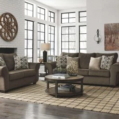 Ashley Furniture Loveseats Nesso - Walnut - Loveseat 19 Ashley Furniture Loveseats Nesso - Walnut - Loveseat