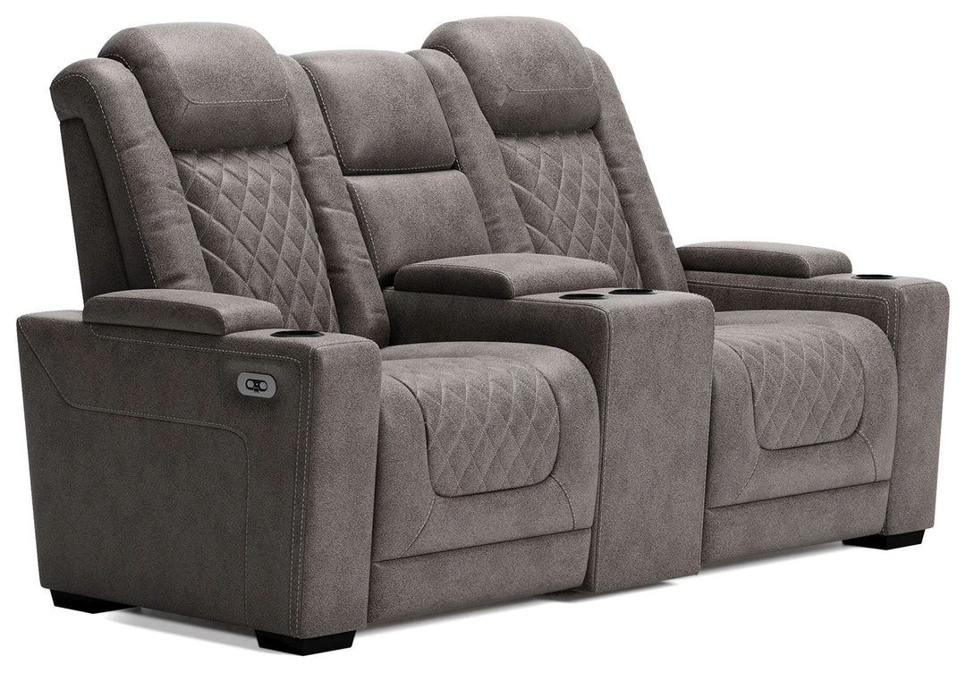 Ashley Furniture Hyllmont - Gray - Pwr Rec Loveseat/con/adj Hdrst Reclining Furniture 3 Ashley Furniture Hyllmont - Gray - Pwr Rec Loveseat/con/adj Hdrst Reclining Furniture