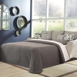 Ashley Furniture Abney - Driftwood - Sofa Chaise Queen Sleeper 12 Ashley Furniture Abney - Driftwood - Sofa Chaise Queen Sleeper