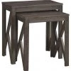 Ashley Furniture Emerdale - Gray - Accent Table Set (2/cn)