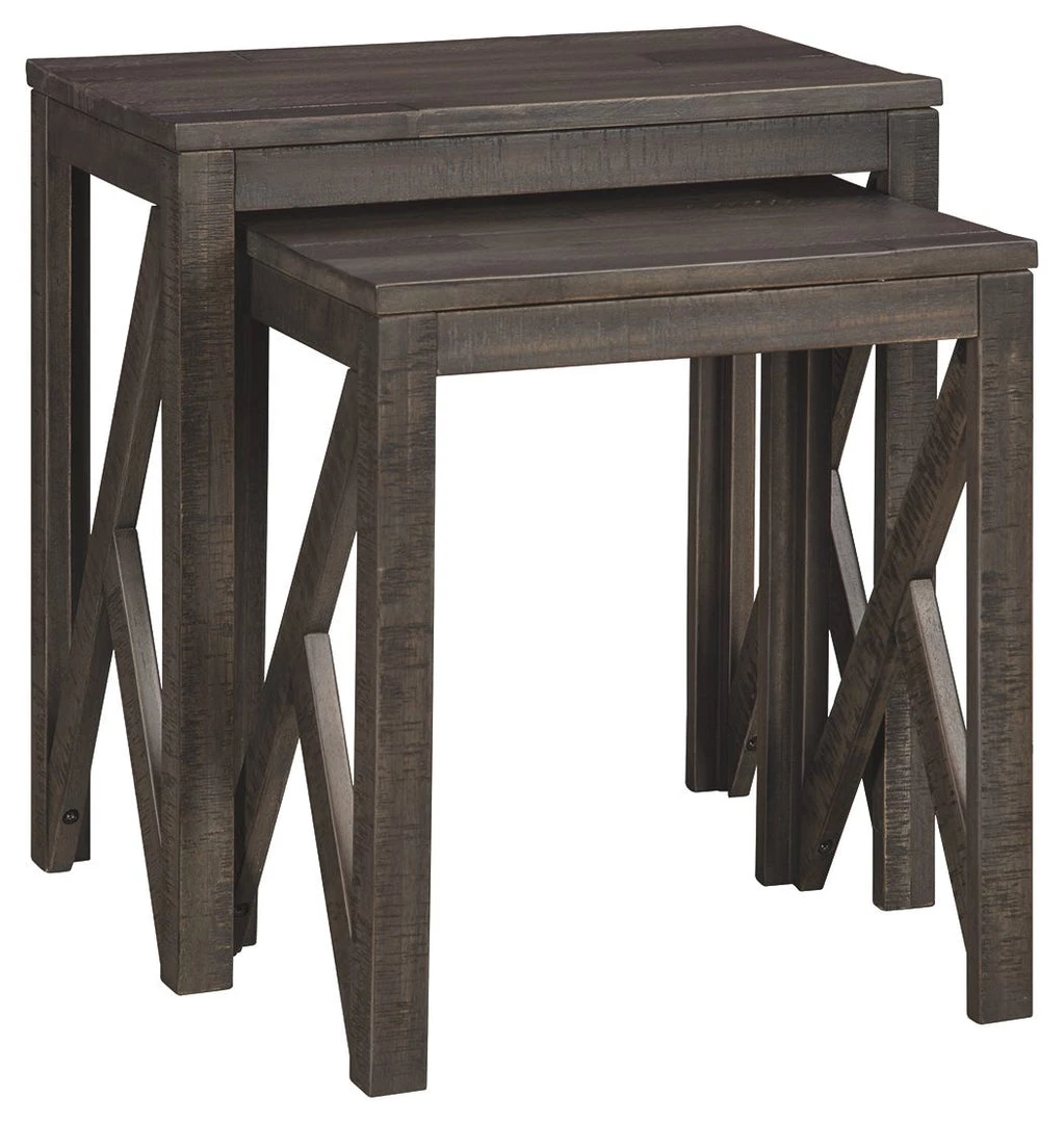 Ashley Furniture Emerdale - Gray - Accent Table Set (2/cn) 3 Ashley Furniture Emerdale - Gray - Accent Table Set (2/cn)