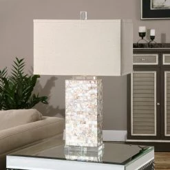 Accessories Uttermost Aden Capiz Shell Lamp