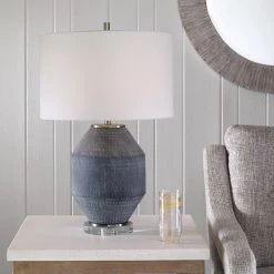 Accessories Uttermost Blackjack Charcoal Table Lamp