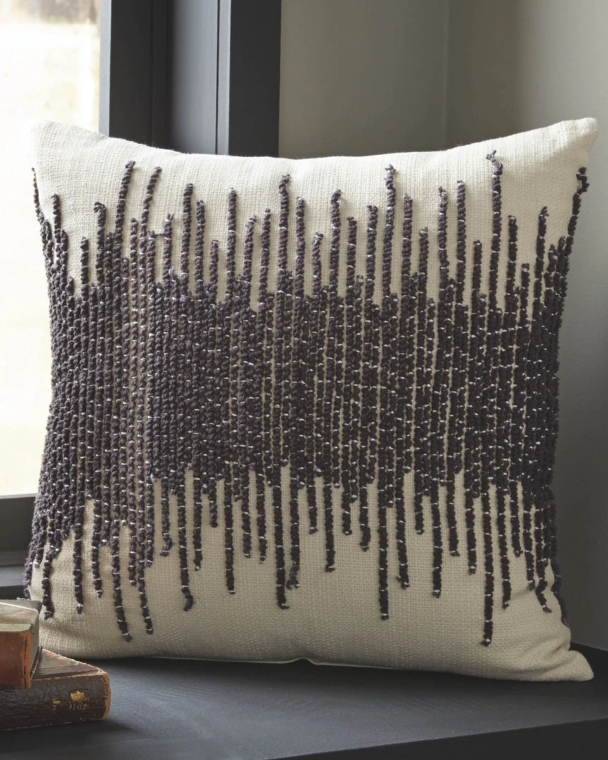 Ashley Furniture Warneka - Charcoal/cream - Pillow (4/cs) Accessories 4 Ashley Furniture Warneka - Charcoal/cream - Pillow (4/cs) Accessories