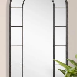 Accessories Uttermost Dillingham Black Arch Mirror