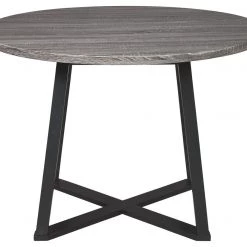 Ashley Furniture Tables Centiar - Dark Gray - Round Dining Room Table