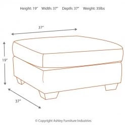 Ashley Furniture Accrington - Oversized Squared - Accent Ottomans