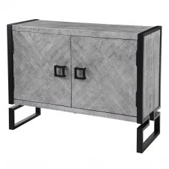 Uttermost Keyes 2 Door Gray Cabinet Cabinets