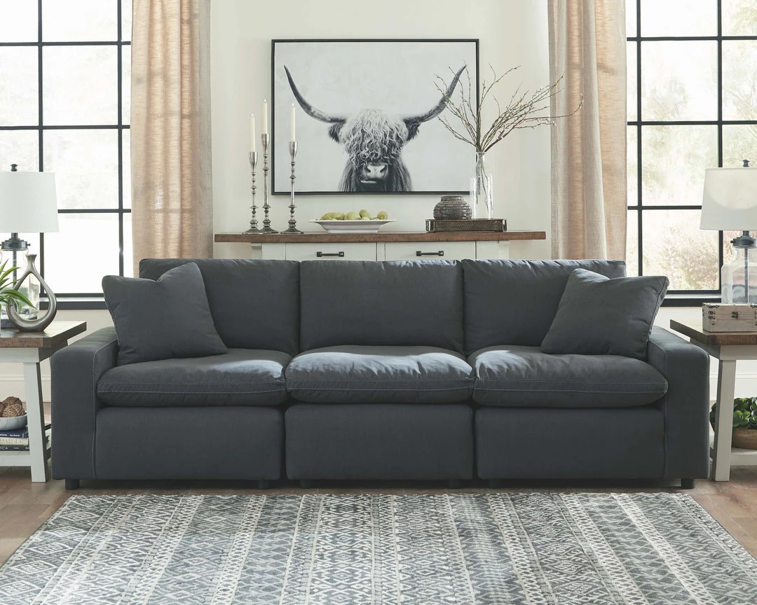 Signature Design By Ashley® Sectionals Savesto - Sofa Sectional: Left Arm Facing Corner Chair, Armless Chair, Right Arm Facing Corner Chair 4 Signature Design By Ashley® Sectionals Savesto - Sofa Sectional: Left Arm Facing Corner Chair, Armless Chair, Right Arm Facing Corner Chair