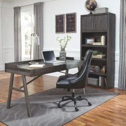 Ashley Furniture Desks Raventown - Grayish Brown - Home Office Desk