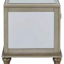Ashley Furniture Chevanna - Platinum - Rectangular End Table 12 Ashley Furniture Chevanna - Platinum - Rectangular End Table