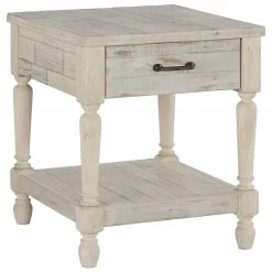 Ashley Furniture Shawnalore - Whitewash - Rectangular End Table