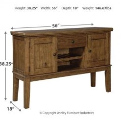 Ashley Furniture Servers Ralene - Medium Brown - Dining Room Server