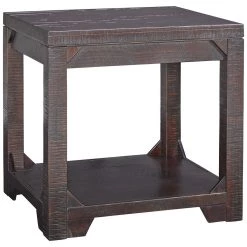 Ashley Furniture Tables Rogness - Rustic Brown - Rectangular End Table