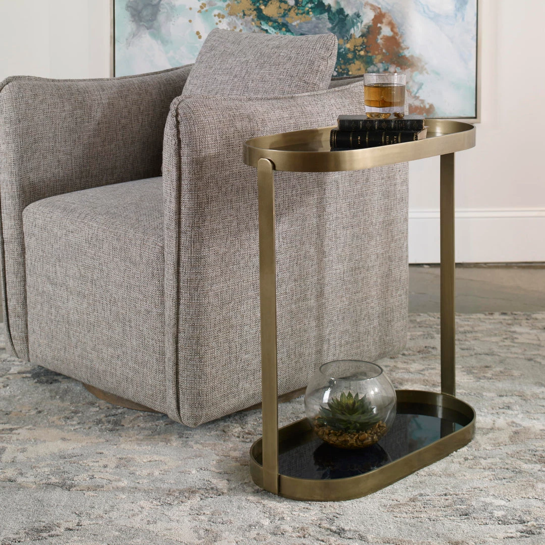 Uttermost Adia Antique Gold Accent Table 5 Uttermost Adia Antique Gold Accent Table