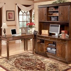 Ashley Furniture Hamlyn - Medium Brown - Home Office Small Leg Desk Desks
