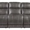 Ashley Furniture Erlangen - Midnight - Pwr Rec Sofa With Adj Headrest