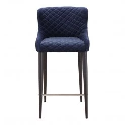 Moe's Home Collection Etta Counter Stool Dark Blue