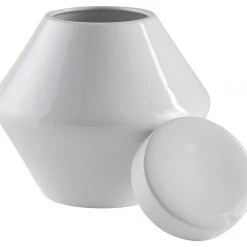 Ashley Furniture Domina - White - Jar (2/cs) - Large Table Decor 7 Ashley Furniture Domina - White - Jar (2/cs) - Large Table Decor