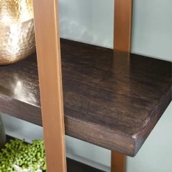 Ashley Furniture Beckville - Gold Finish/brown - Bookcase