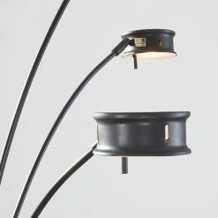 Ashley Furniture Accessories Marike - Black - Metal Arc Lamp (1/cn)