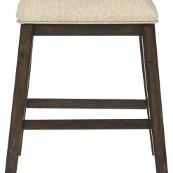 Ashley Furniture Rokane - Light Brown - Upholstered Stool (2/cn) Stools