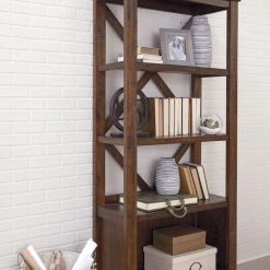 Ashley Furniture Baldridge - Rustic Brown - Large Bookcase Bookcases