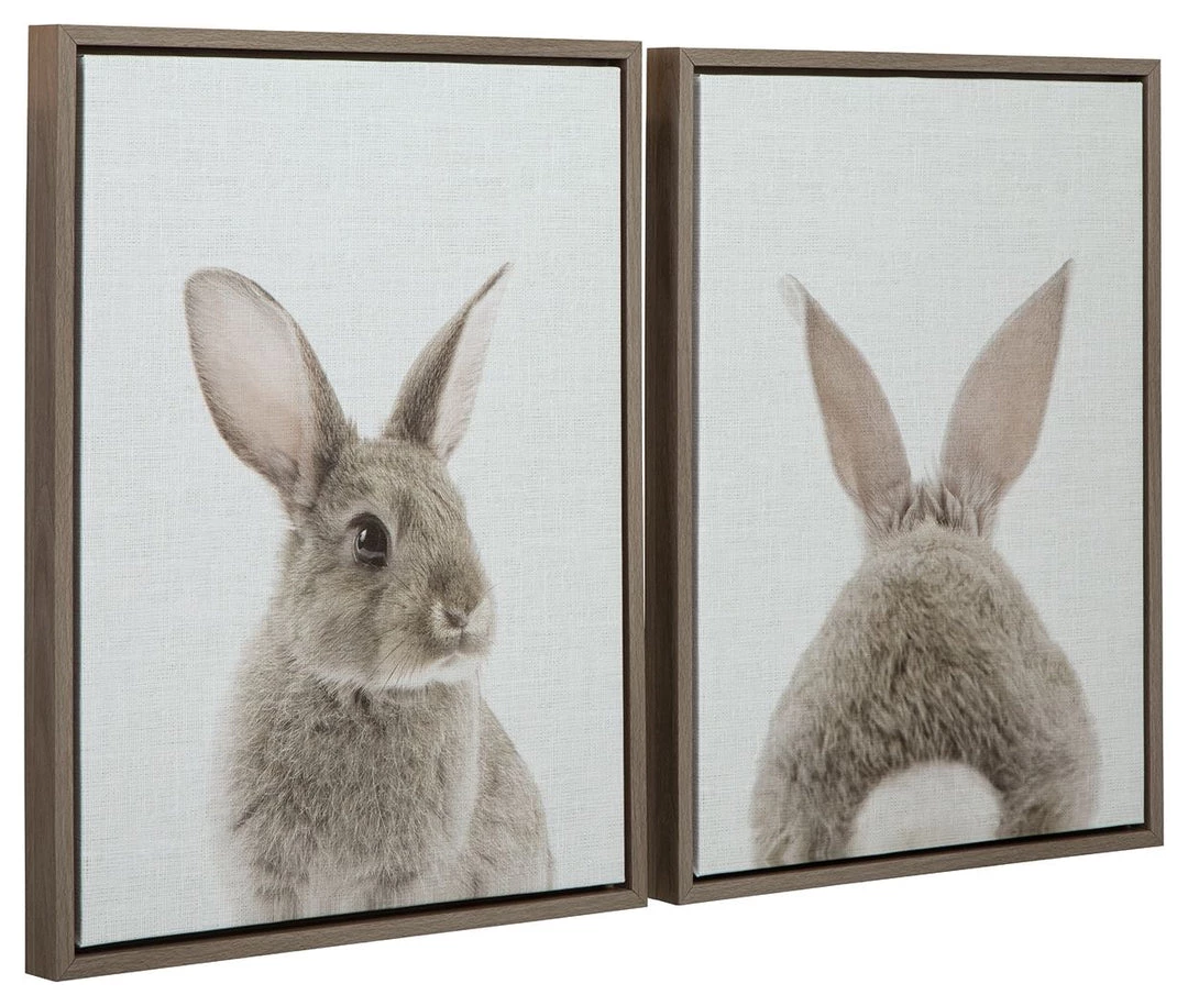 Ashley Furniture Accessories Wittley - Gray/tan - Wall Art Set (2/cn) 3 Ashley Furniture Accessories Wittley - Gray/tan - Wall Art Set (2/cn)