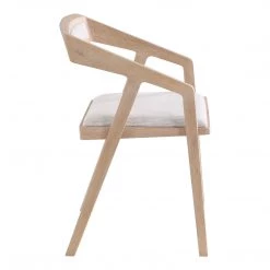 Moe's Home Collection Padma Oak Arm Chair Light Grey 15 Moe's Home Collection Padma Oak Arm Chair Light Grey