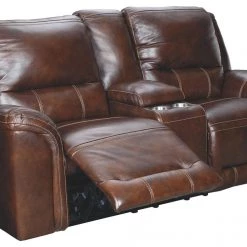 Ashley Furniture Reclining Furniture Catanzaro - PWR REC Loveseat/CON/ADJ HDRST