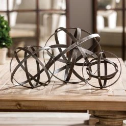 Uttermost Stetson Bronze Spheres S/3 7 Uttermost Stetson Bronze Spheres S/3