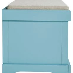 Ashley Furniture Dowdy - Teal - Storage Bench Benches