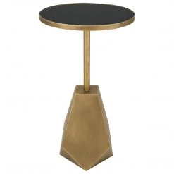 Tables Uttermost Comet Geometric Bronze Accent Table