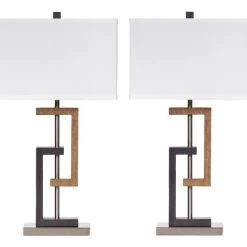Ashley Furniture Syler - Best Premium Finish - Poly Table Lamp (2/CN)