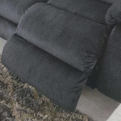 Ashley Furniture Reclining Furniture Burkner - Marine - Reclining Power Loveseat