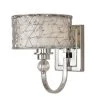 Accessories Uttermost Brandon 1 Light Nickel Plated Wall Sconce